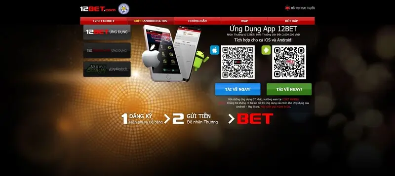 Hướng dẫn tải app 12bet